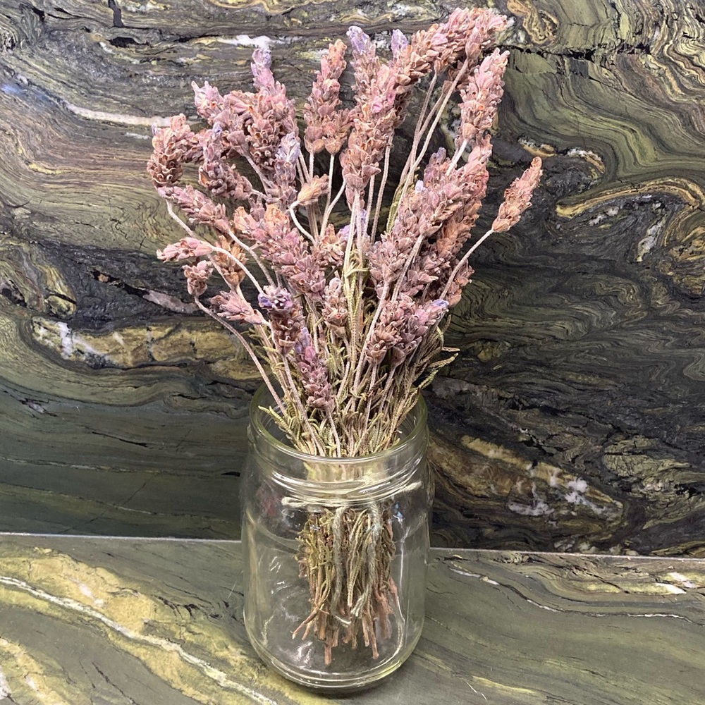 Dried Lavender Bouquet Jar Gift Organic Hand Crafted New - Picture 7 of 12